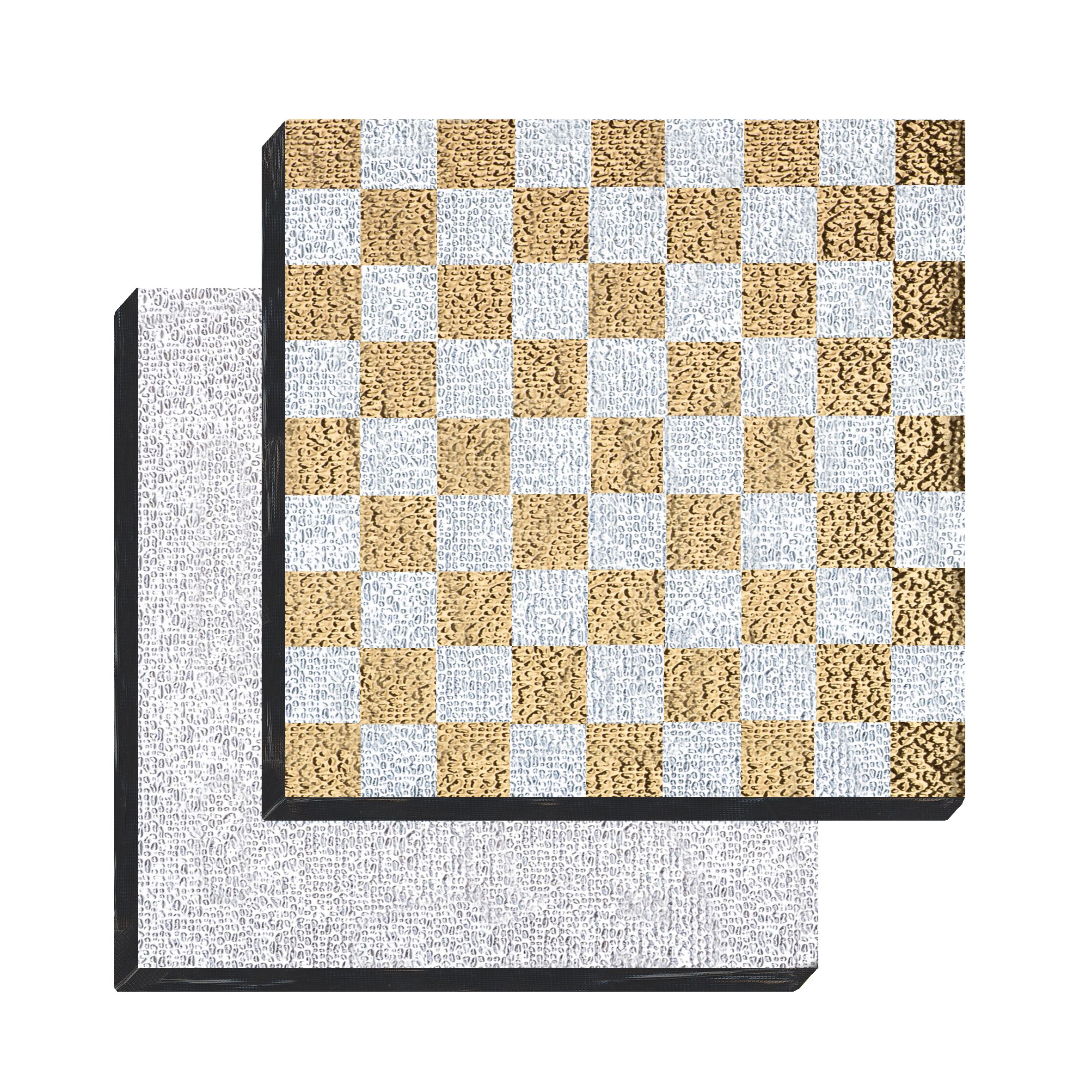 Bounce Board 1x1m Checkerboard/Silver Pebble