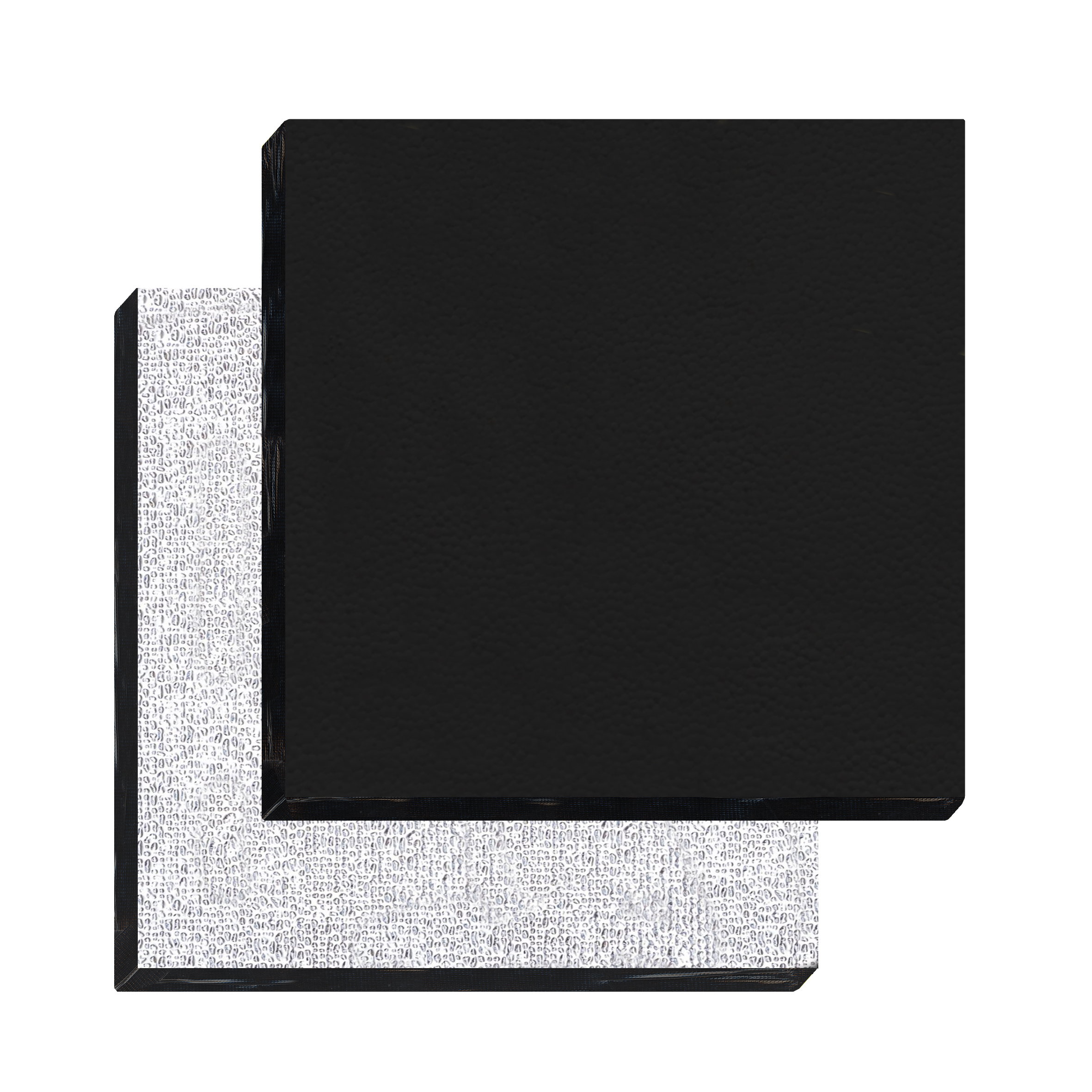 Bounce Board 1x1m Plata Pebble/Negro